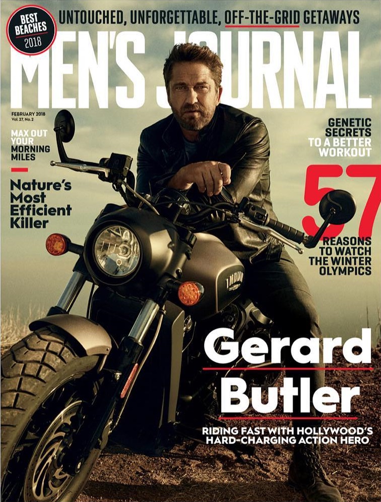 Gerry featured on Men’s Journal February 2018 issue