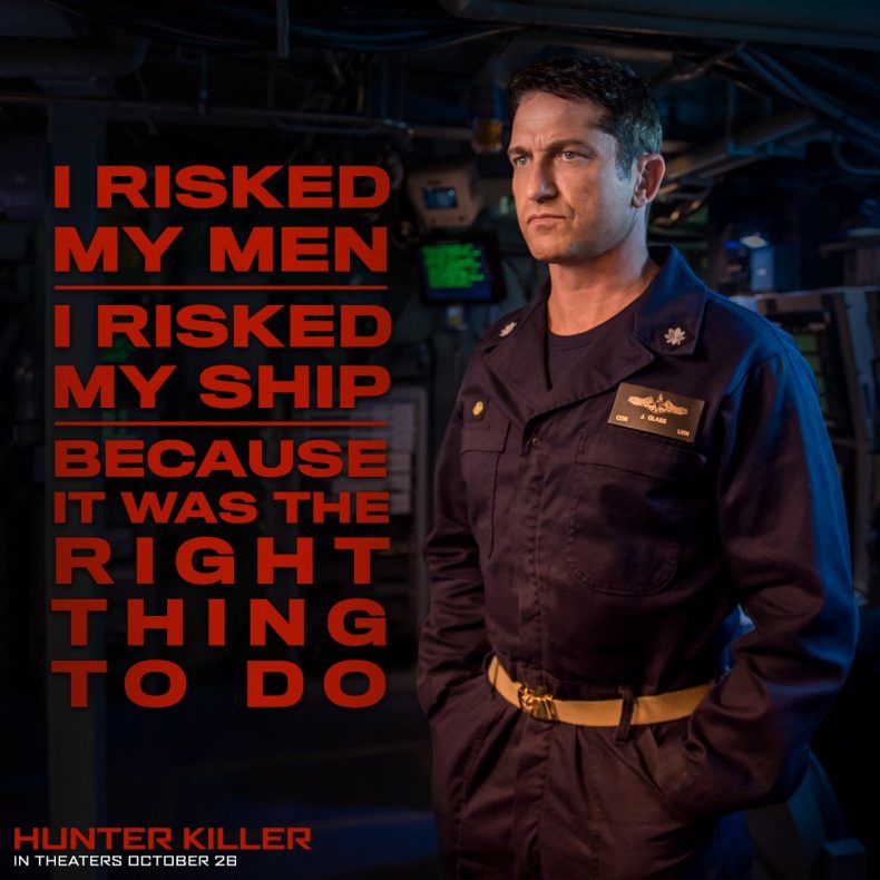 #HunterKiller Character Poster: Gerry as Captain Joe Glass