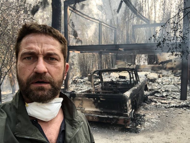 Gerry’s Malibu home destroyed by The Woolsey Fire 11/11/18
