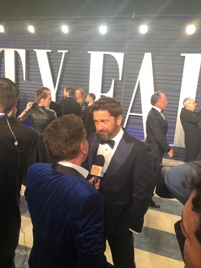 Gerry at the 2019 Vanity Fair Oscar Party media roundup