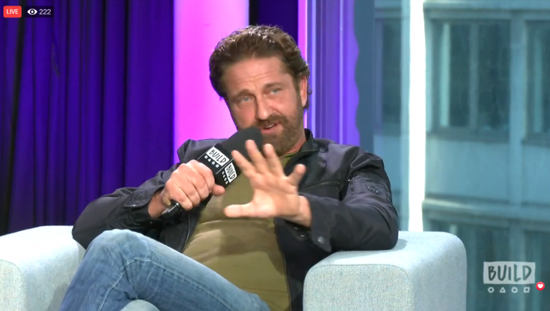 Video and photos of Gerry’s BUILD London #AngelHasFallen interview 8/13/19