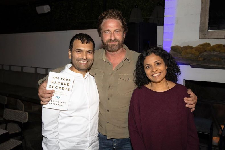 Gerry at the launch of “Four Sacred Secrets”