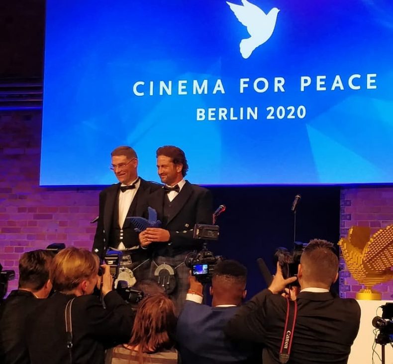 Gerry at”Cinema for Peace” Gala in Berlin – media roundup