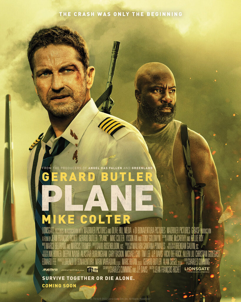 Lionsgate pushes up Gerard Butler's PLANE to 13 January 2023 Gerard