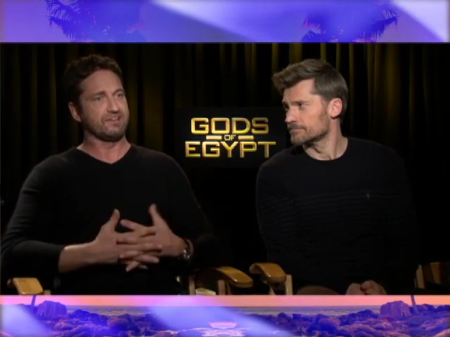 Gerry’s Gods of Egypt press junket interview with Balitang America